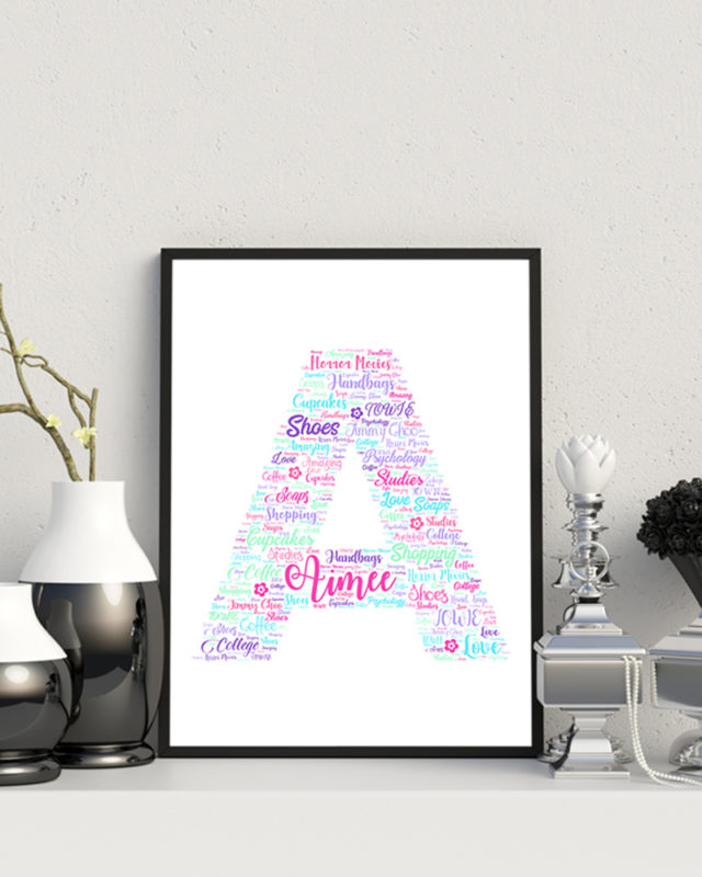 Personalised Word Art